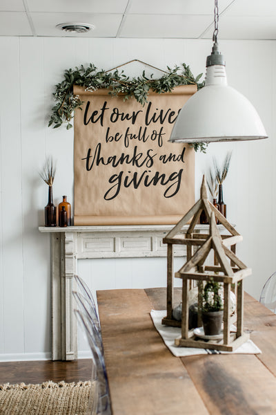 Farmhouse Mantel at The Flat