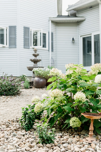 Our Gravel Courtyard