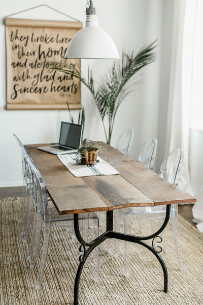 Rustic Farmhouse Dining Table:: The Urban Flat